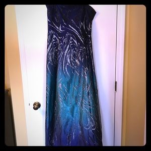 Floor length prom dress